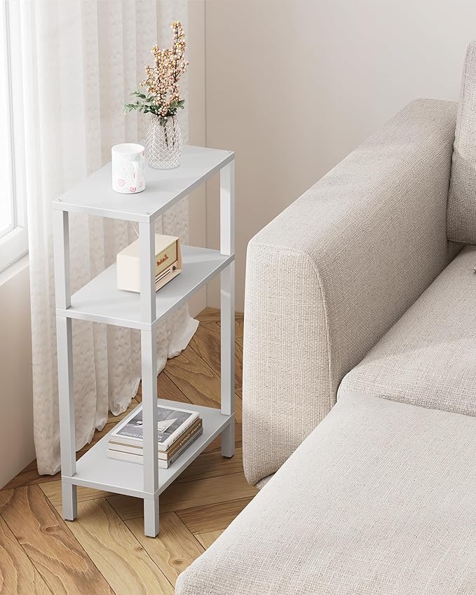 TUTOTAK Small Side Table, Narrow End Table, Skinny Sofa Table, Slim Nightstand - Image 7