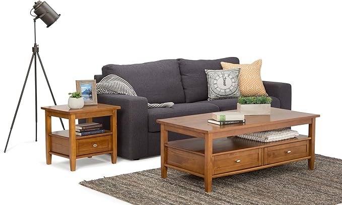 SIMPLIHOME Warm Shaker Coffee Table - Image 10