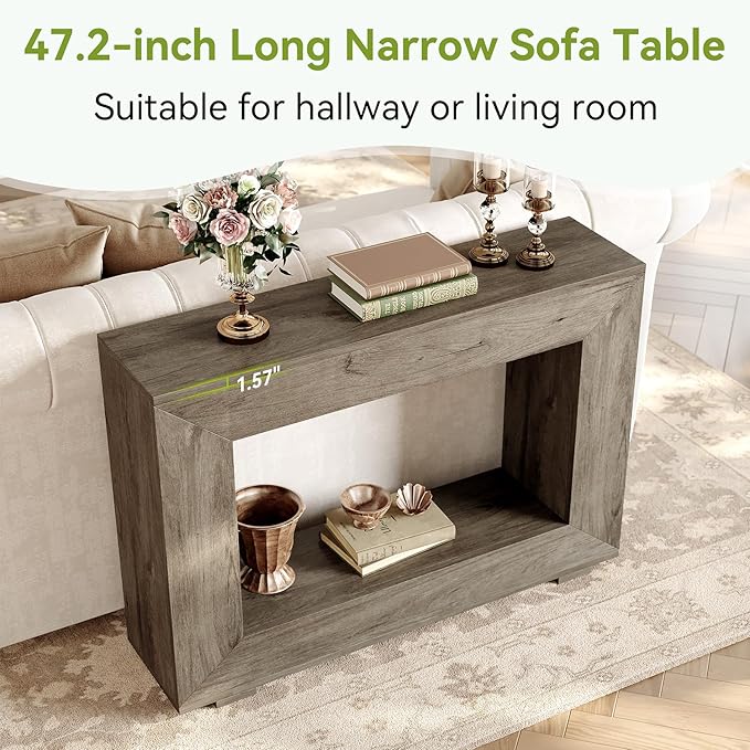 LITTLE TREE 47 Inches Console Table, Sofa Table - Image 7