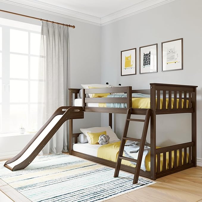 Max & Lily Twin Over Twin Low Bunk by MaxLily