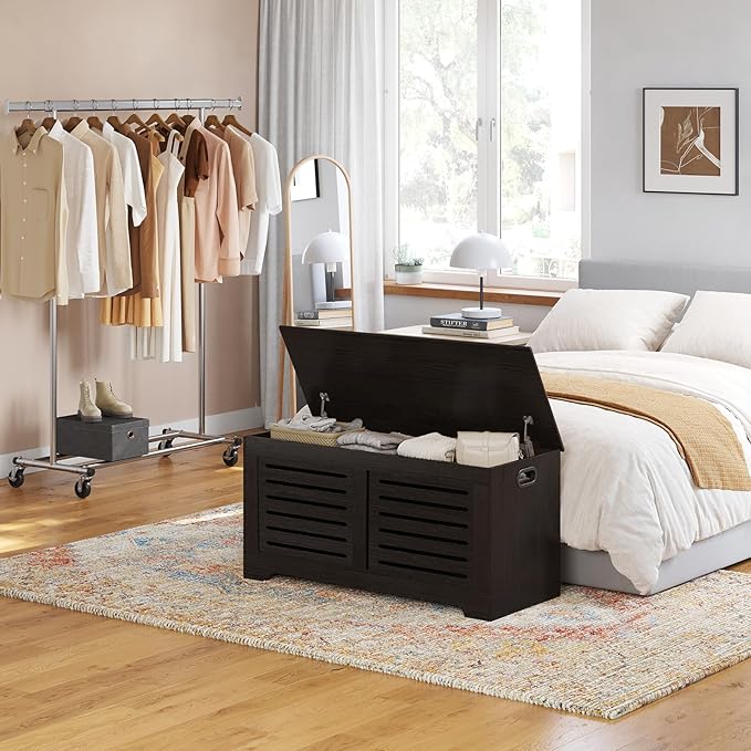 DINZI LVJ Storage Chest, 39.4”Wooden Toy Box - Image 4