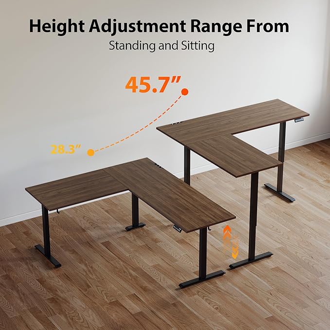Agilestic L Shaped Standing Desk Adjustable Height, Electric Corner Standing - Image 6