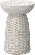 SIMPLIHOME Boyd 13-inch Wide Solid Mango End Table in White Wash, by SimpliHome
