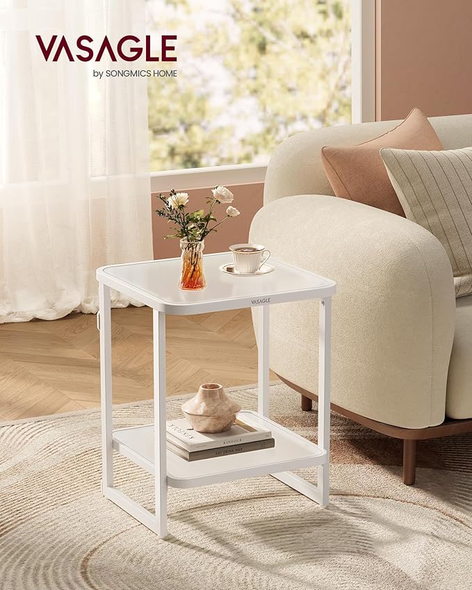 VASAGLE End Table, 2-Tier Side Table - Image 2