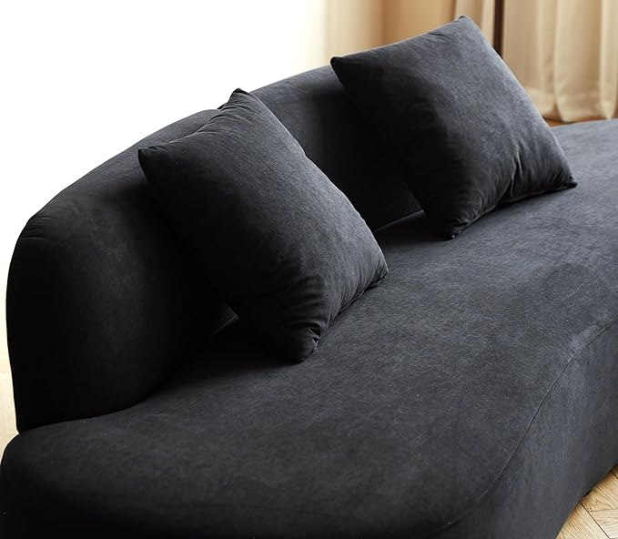 Container Furniture Direct 90" Curved Sofa - Image 6