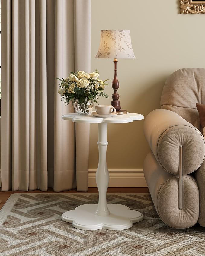 Accent Solid Wood End Table for Living Room, Small Bedside Tables Nightstand by Unknown
