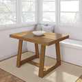 Plank+Beam 48 Inch Farmhouse Dining Table, Rustic Solid Wood Kitchen Table by PlankBeam