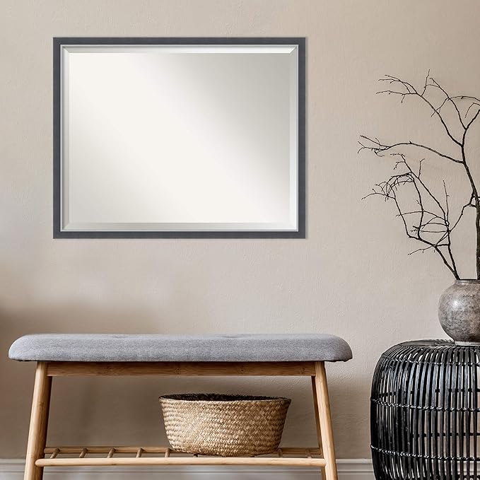 Amanti Art Black Bathroom Mirror - Image 5