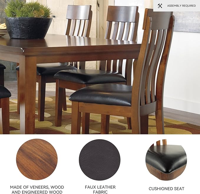 Signature Design by Ashley Ralene Rake Back 19" Dining Room Chair 2 Count - Image 4