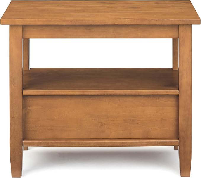 SIMPLIHOME Warm Shaker SOLID WOOD 14 inch Wide Rectangle Transitional Narrow - Image 9