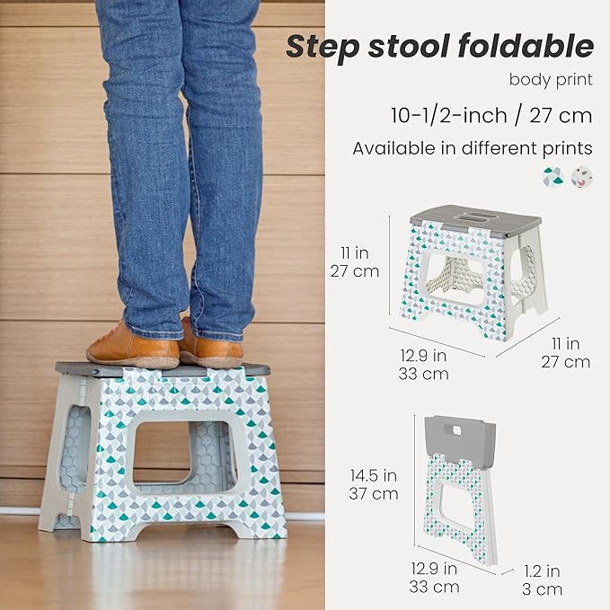 Vigar Compact Step Stool Foldable, 10-1/2-inch Step Stools - Image 2