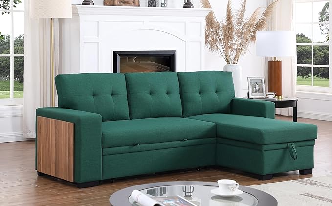 Devion Furniture Garisa 4-in-1 Convertible L Shaped Couch - Image 4