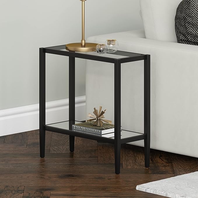 Henn&Hart 24" Wide Rectangular Side Table - Image 2