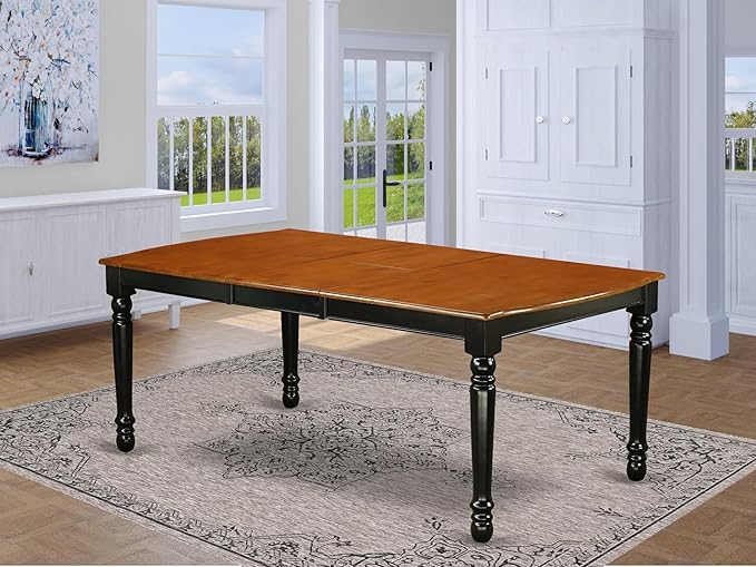 East West Furniture DOT-BCH-T Dover Kitchen Dining Table - Image 2