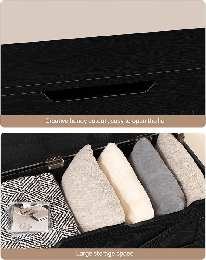 39.4" Storage Chest, Extra Large Storage Trunk - Image 6