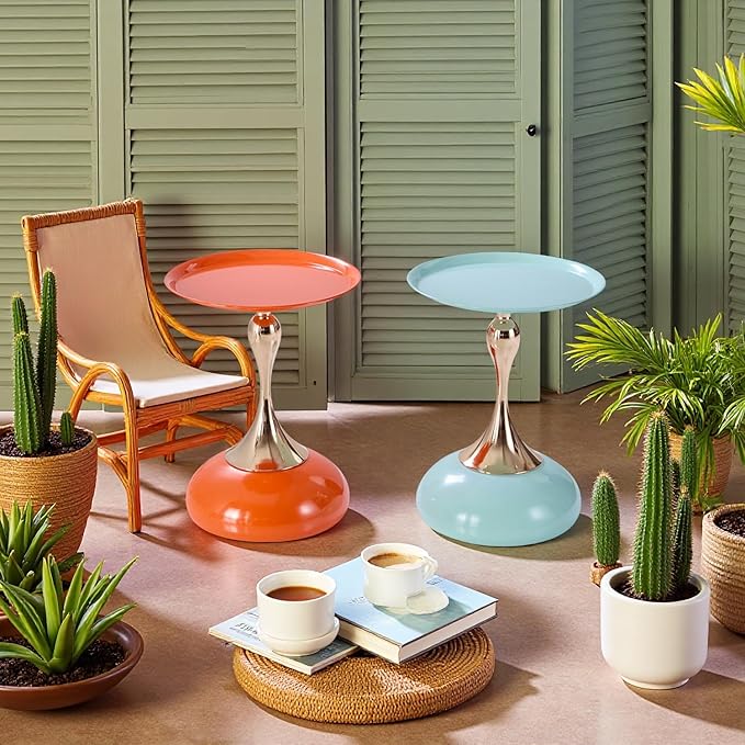 Stylish Hourglass Side Table by Unknown