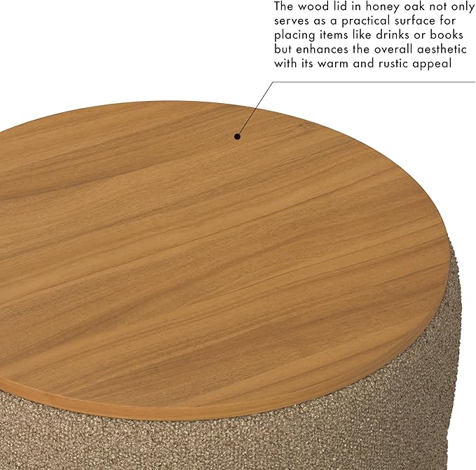 HomePop Channel Storage Ottoman - Image 4