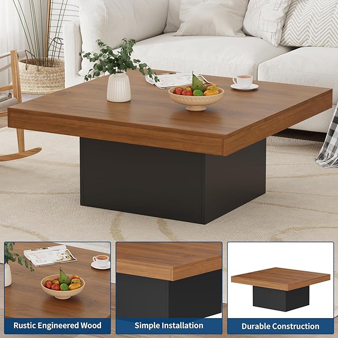 GarveeHome Square Coffee Table - Image 5