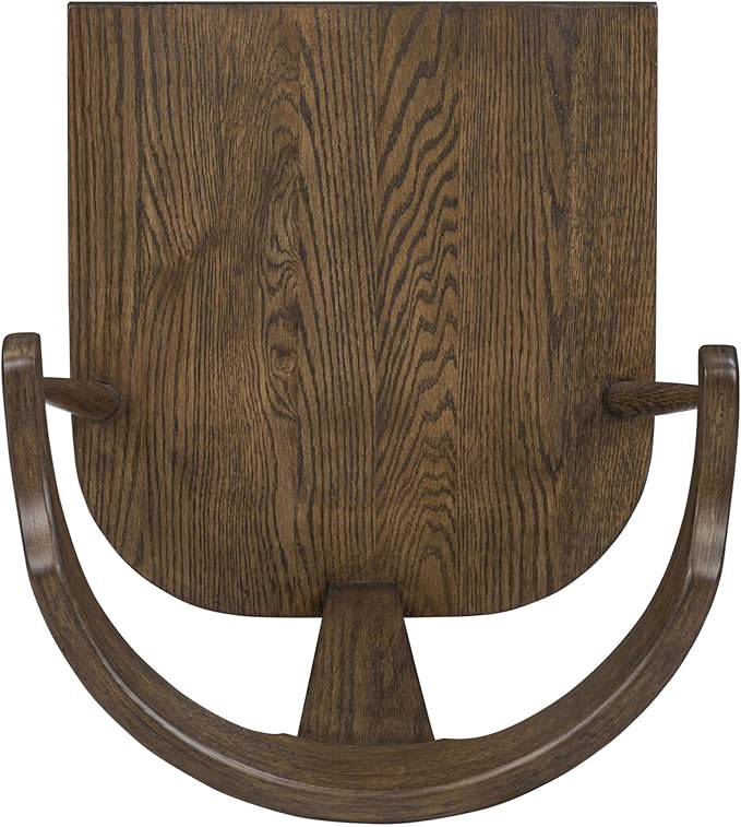 Poly & BARK Mid Century Modern Enzo Tundra Brown Dining Chair 2.0 – Solid Oak - Image 4