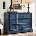 Farmhouse 6 Drawers Dresser for Bedroom by LegacyAmerhomeDirect