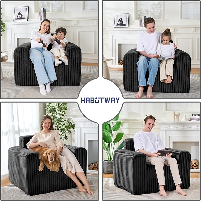 HABUTWAY Giant Bean Bag Chairs for Adults - Image 6