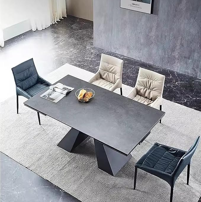 Extendable Dining Table for 8-12 Seat, Flexible Stretch, Tabletop Made from - Image 6