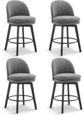 Counter Height Barstools 26 inch Upholstered Swivel Bar Stools by Kislot