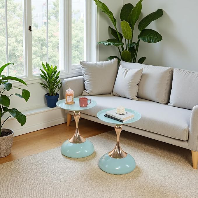 Stylish Hourglass Side Table - Image 6