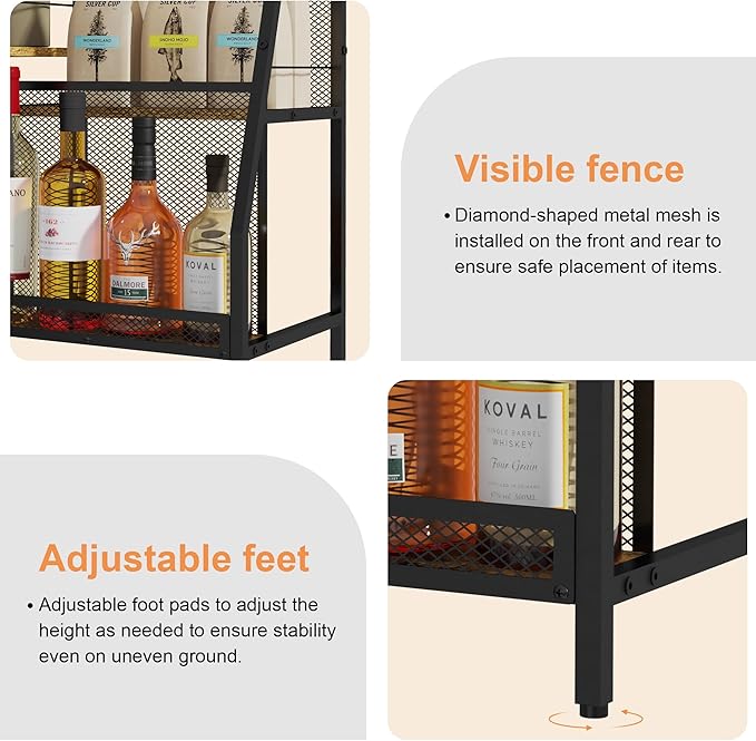 Liquor Cabinet Bar for Home - Image 8