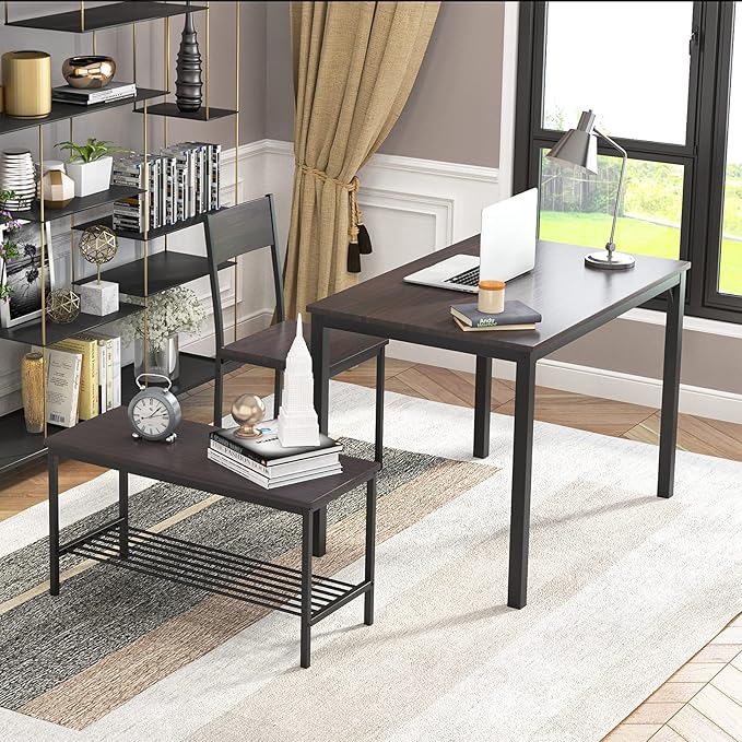 soges Dining Table Set for 4, 43.3 inch Kitchen Table Set - Image 3