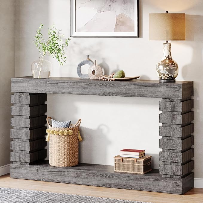 Tribesigns 70.8-Inch Long Console Table, Wood Entryway Table by Tribesigns
