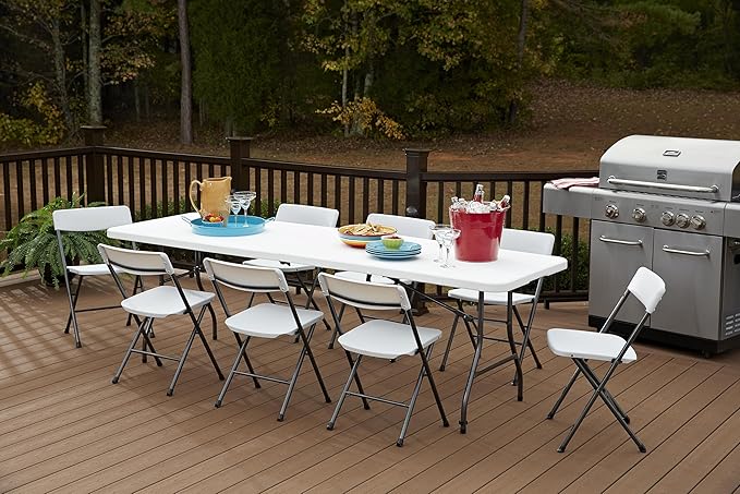 COSCO Fold-in-Half Banquet Table w/Handle - Image 2