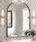 Brightify Arched Mirror, Arched Wall Mirror, 20 x 30 Inch Black Arch Mirror by Brightify