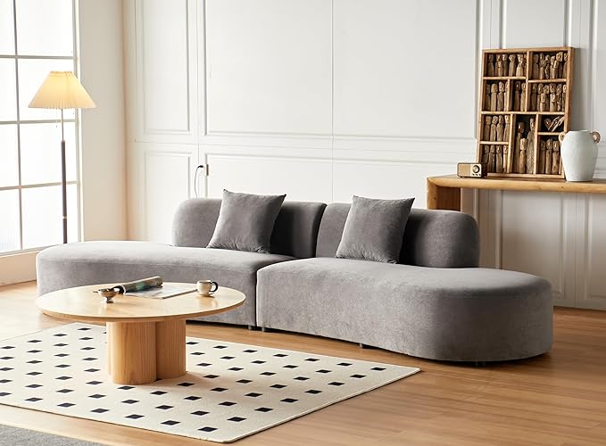 Container Furniture Direct 132" Curved Sofa - Image 2