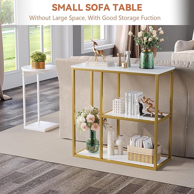 WOHOMO Console Table, Small Entryway Table - Image 5