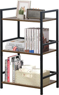 LOFTEY Book Shelf Small Bookshelf, 3 Tier Industrial Short Bookshelf, Metal by LOFTEY