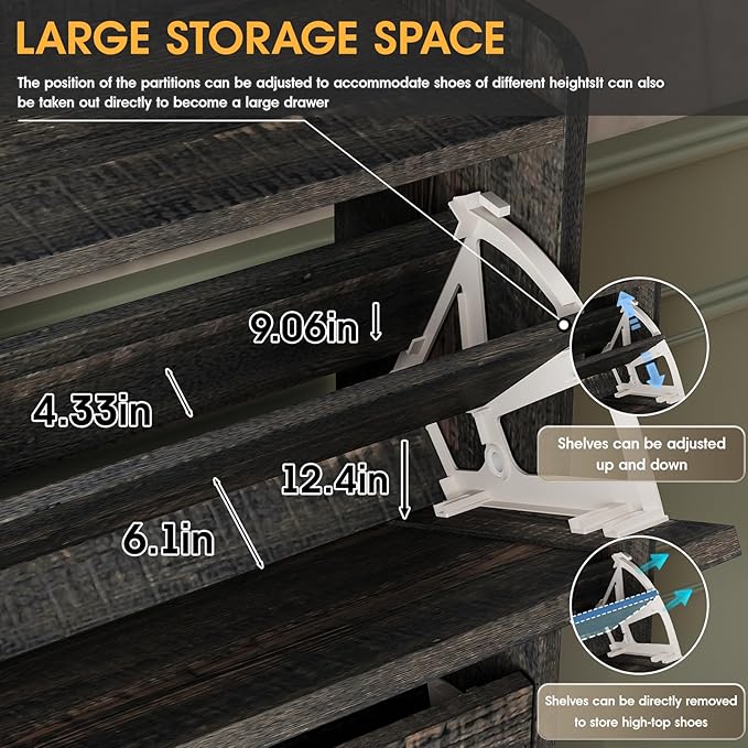 Maupvit Shoe Storage Cabinet - Image 6