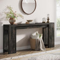 Tribesigns 70.9-Inch Extra Long Console Table, Farmhouse Wood Sofa Table Behind by Tribesigns
