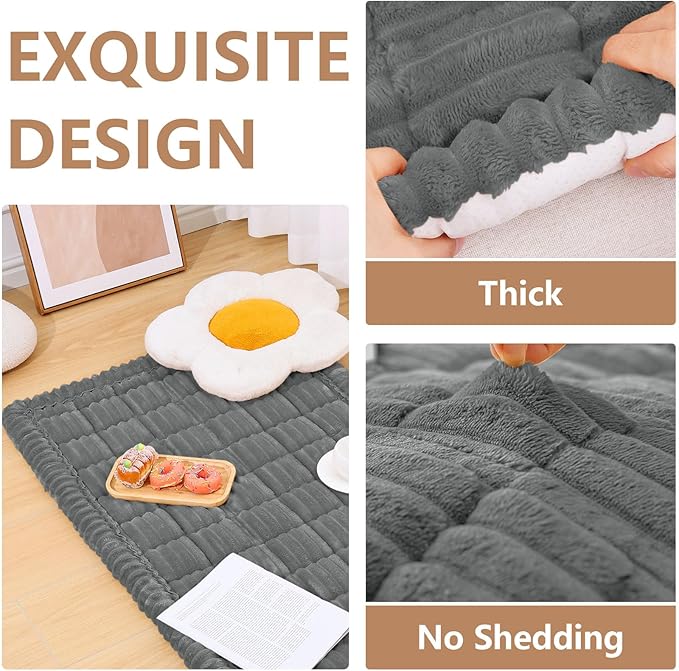 Smiry Couch Cover for Dogs Washable, Non Slip Fuzzy Pet Couch Covers for 3 - Image 3
