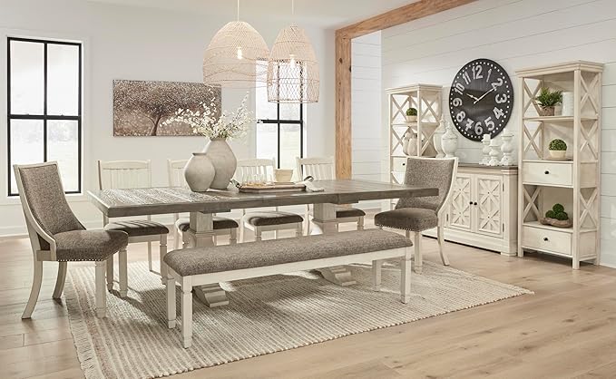 Signature Design by Ashley Bolanburg Modern Farmhouse Upholstered Dining Chair - Image 10