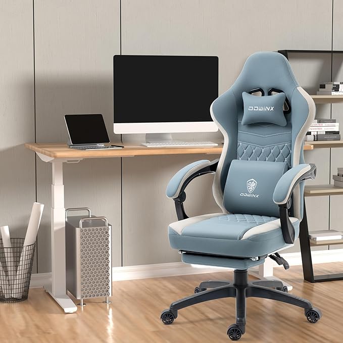 Dowinx Gaming Chair Breathable Fabric Game Chair - Image 8