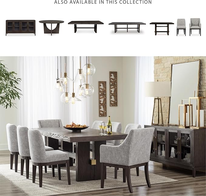 Signature Design by Ashley Burkhaus Traditional Dining Upholstered Arm Chair - Image 6