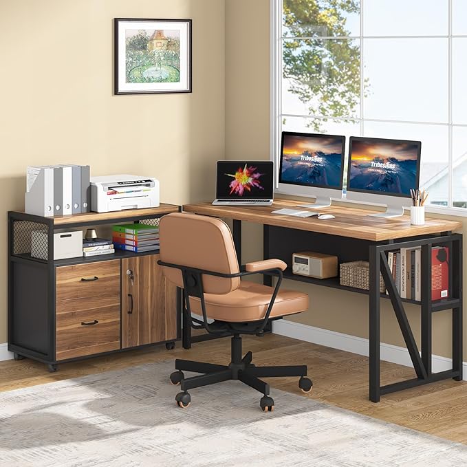 Tribesigns 55" Executive Desk - Image 4