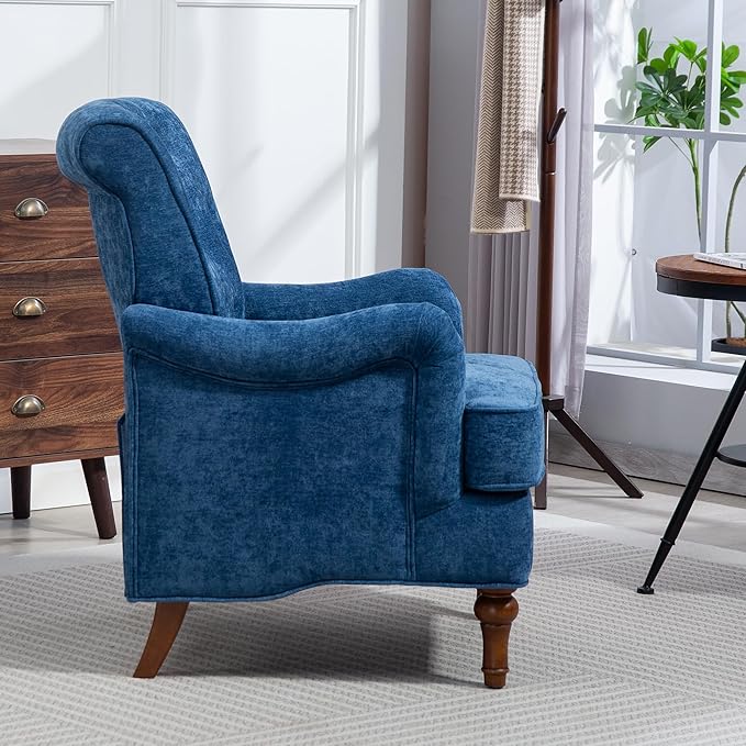 Ball & Cast Comfy Chenille Club Sofa Living Room Chairs, Accent Chair - Image 4