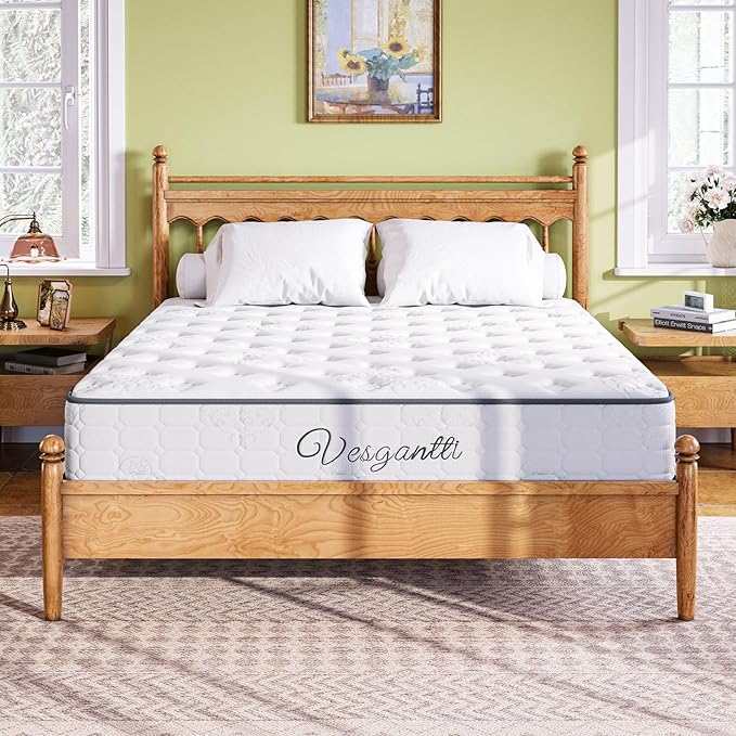 Vesgantti Queen Size Mattress, 10 Inch Innerspring Multilayer Hybrid Mattress - Image 7