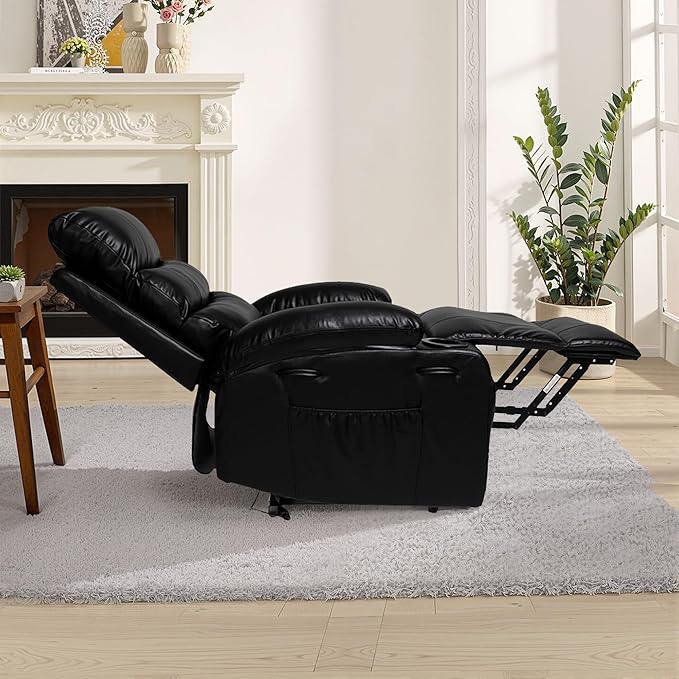 Recliner Chair Power Lift Massage Chair Full Body 21" Large Size Electric - Image 7