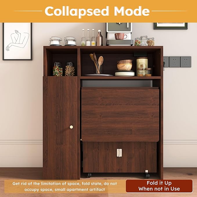 Ball & Cast Multifunctional Folding Dining Table - Image 9