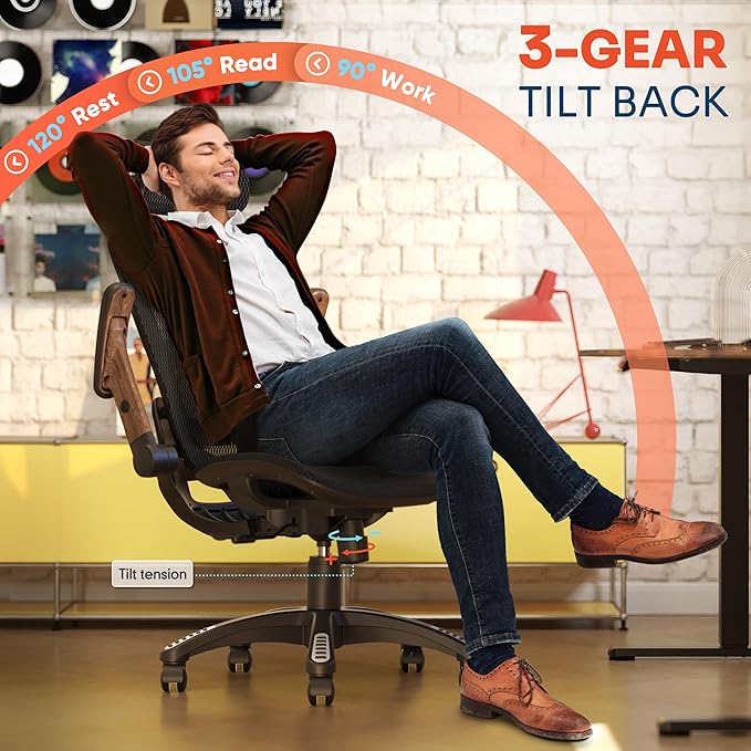 GABRYLLY Ergonomic Office Chair, High Back Home Desk Chair - Image 5