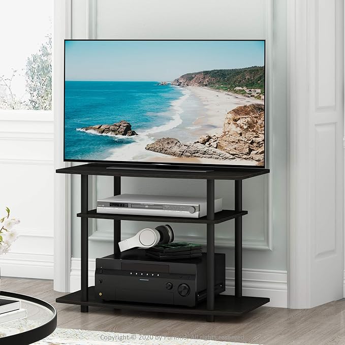 Furinno Turn-N-Tube No Tools 3-Tier Entertainment Center TV Stand - Image 3