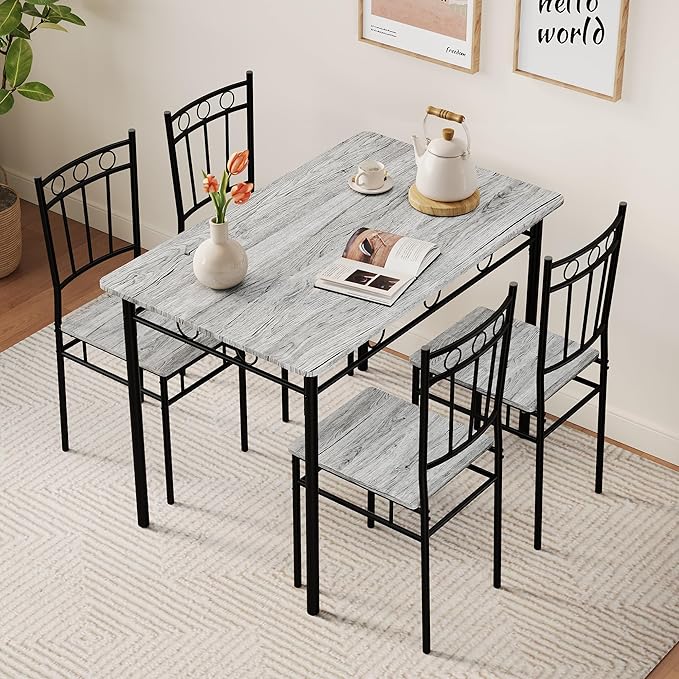 Vipbear Kitchen Dining Table Set - Image 8